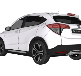 超精细汽车模型 本田 HONDA HRV 2014